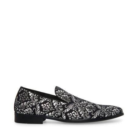 Black Steve Madden Antwerp Men's Loafers | PH 0371QLN